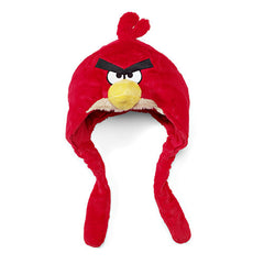 Red Bird Plush Beanie Hat