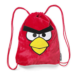 Red Bird Drawstring Backpack