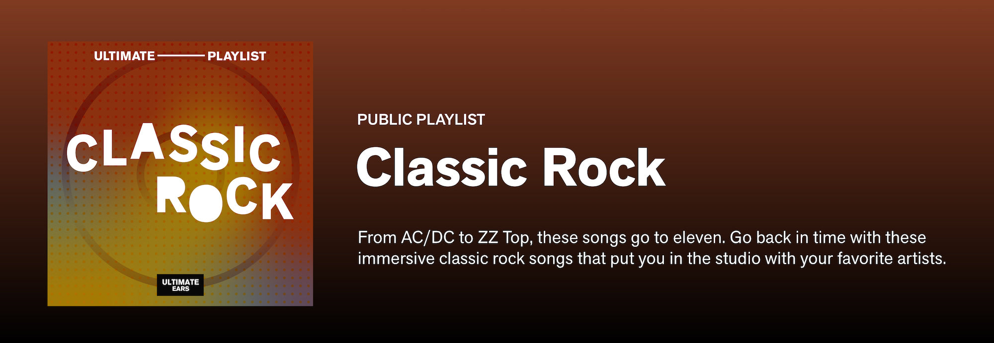 Immersive Classic Rock – Ultimate Ears