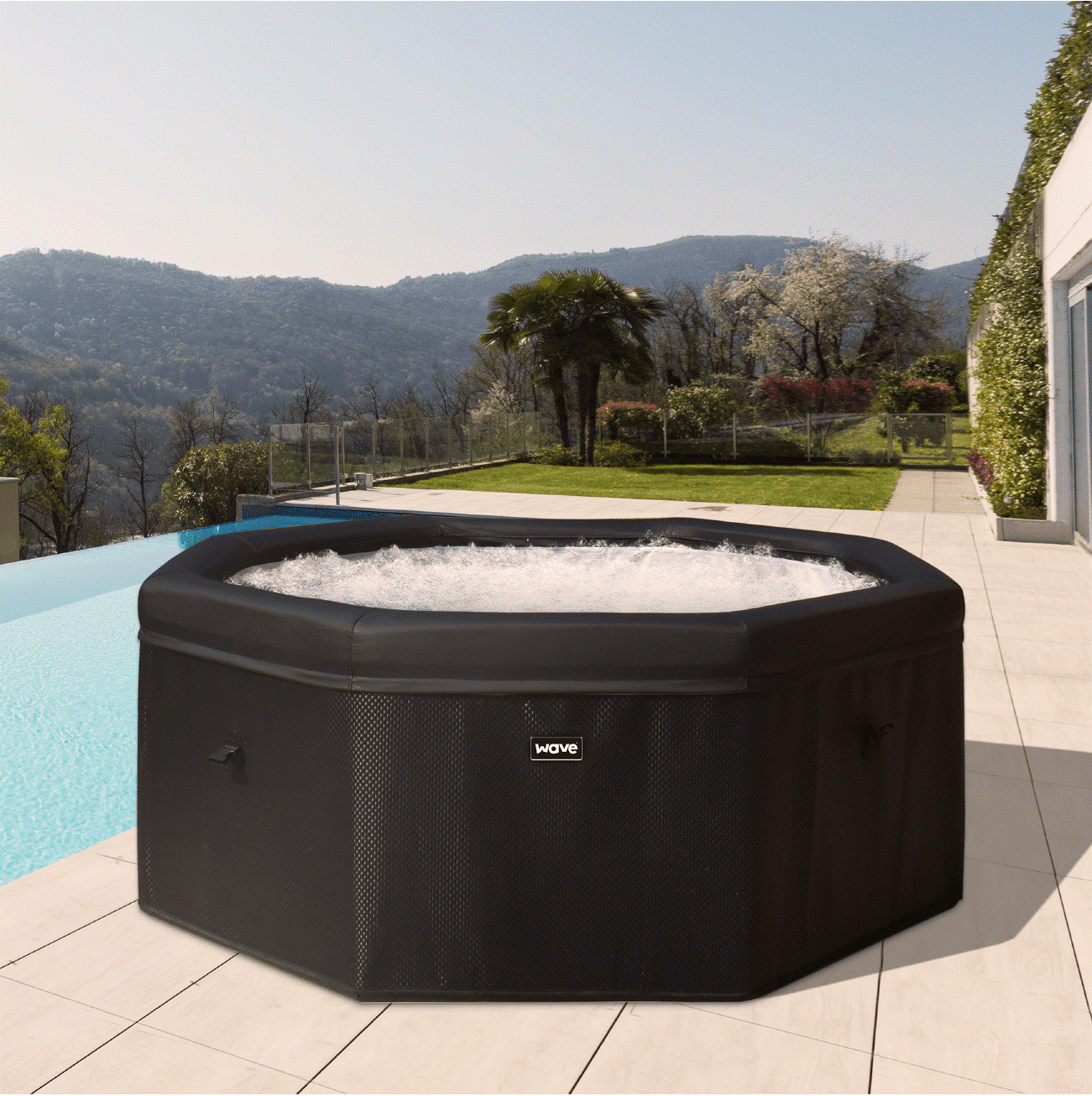 Octagonal Inflatable Hot Tub Collection Tagged Octagonal Wave Spas
