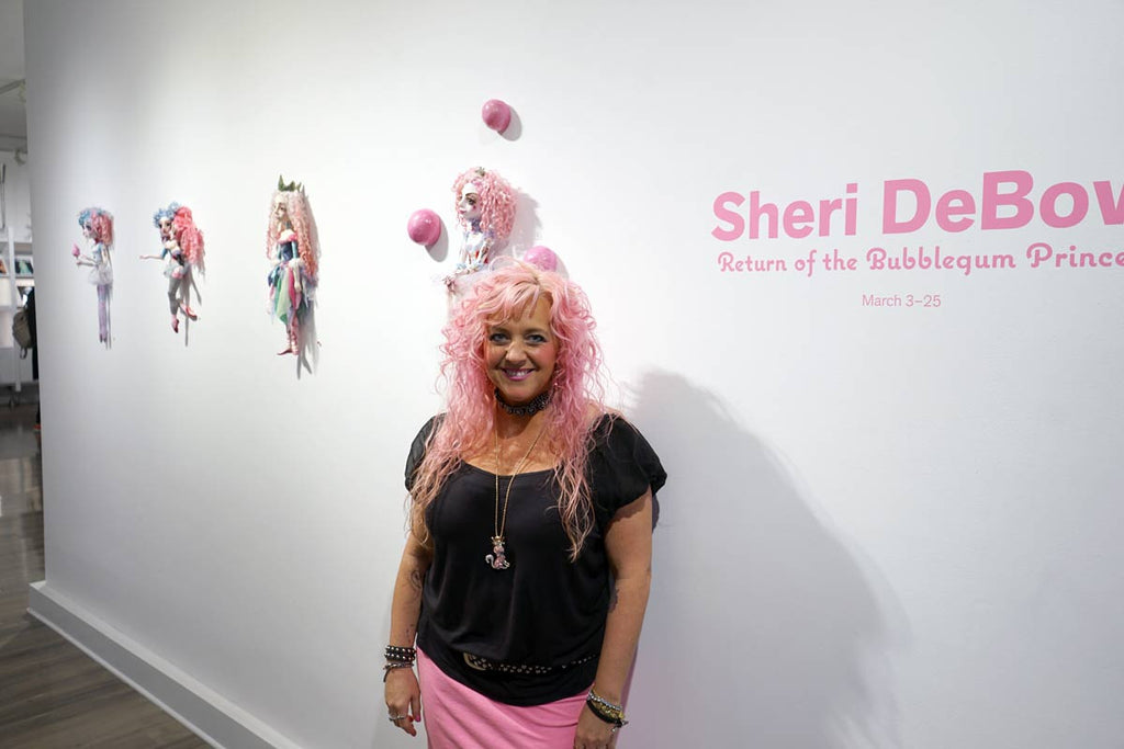 Sheri DeBow Return of the Bubblegum Princess Opening Reception