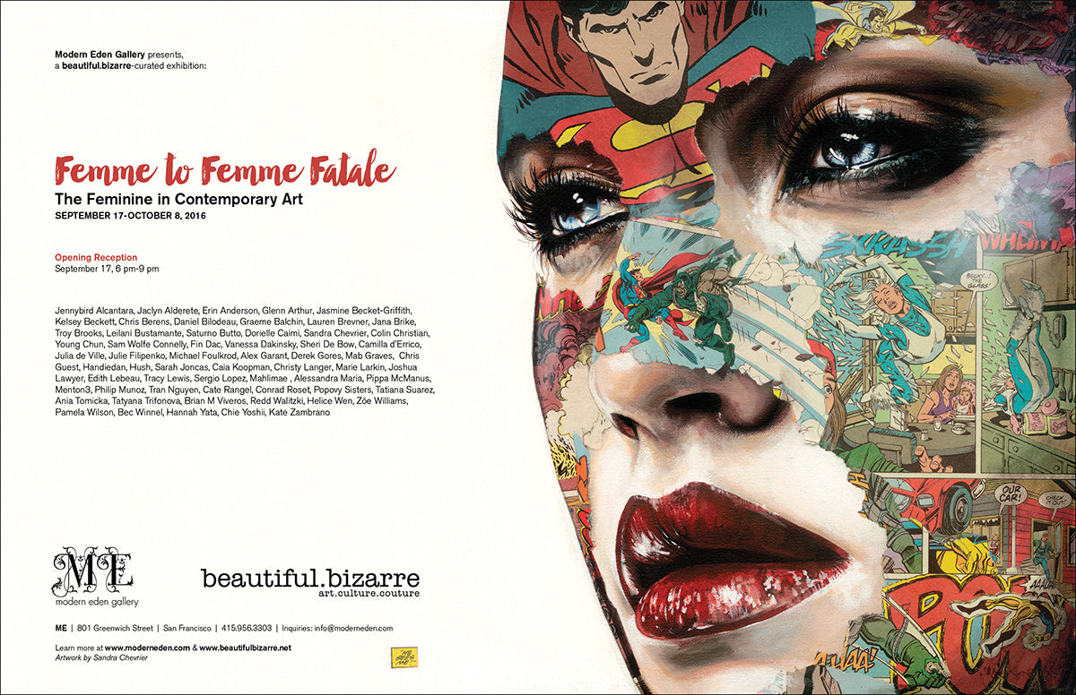 Femme to Femme Fatale: A beautiful.bizarre-curated exhibition at Modern Eden Gallery