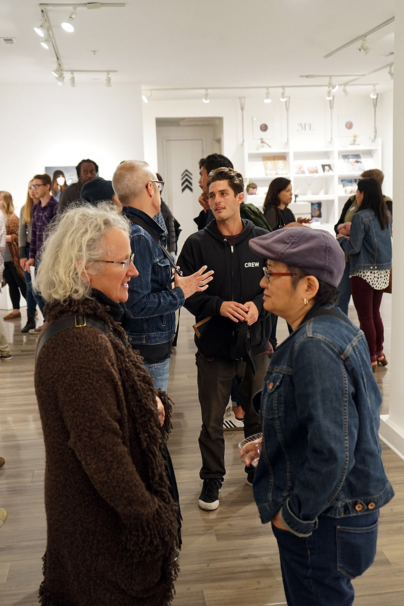 Opening reception for HINDSIGHT at Modern Eden Gallery 