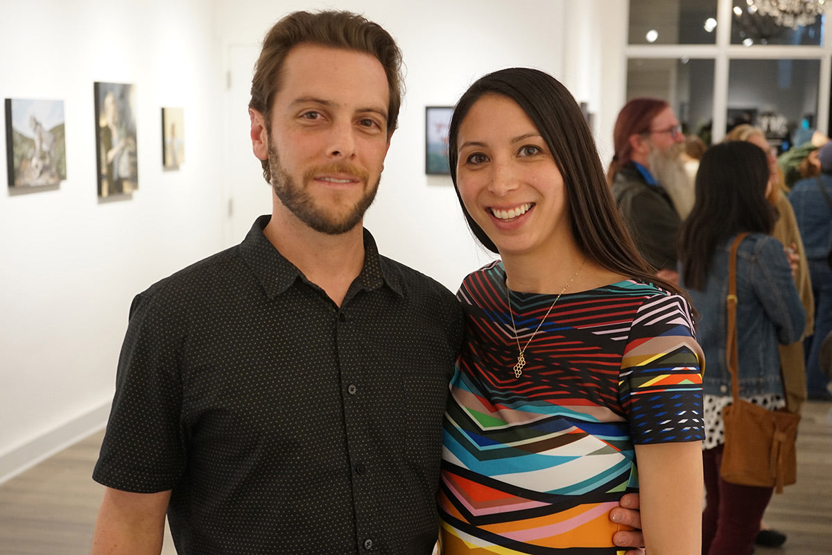 Gallery Owners Bradley Platz and Kim Larson at Modern Eden Gallery, SF
