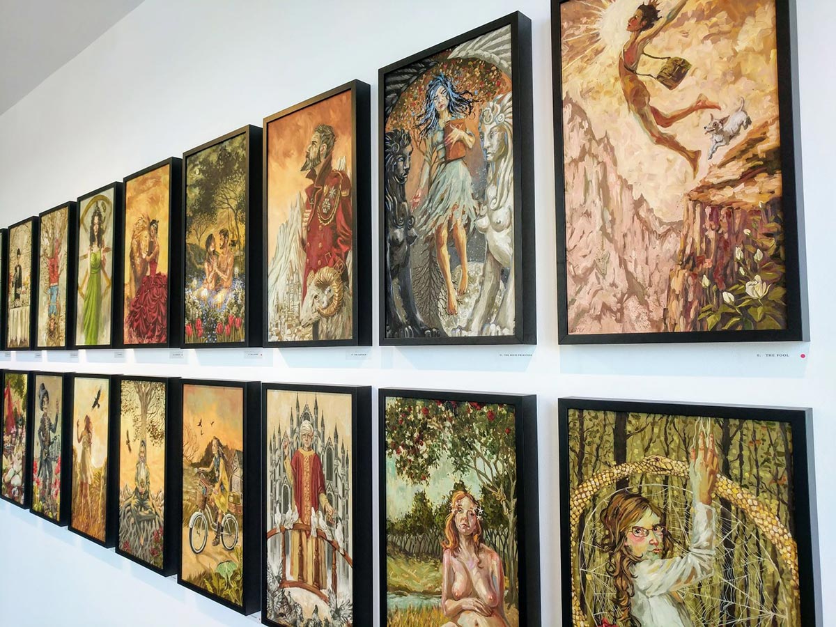 The Slow Tarot exhibition by Lacey Bryant at Modern Eden Gallery