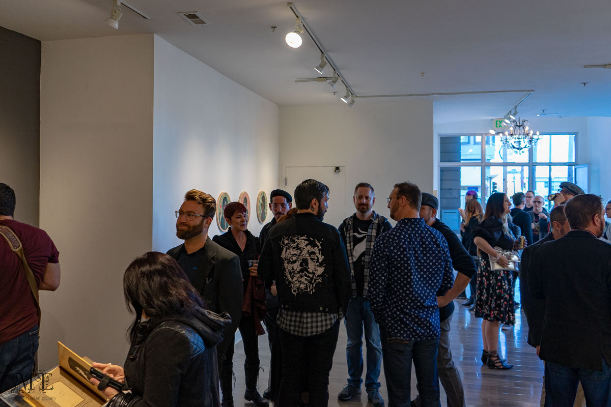 Opening reception at Modern Eden Gallery