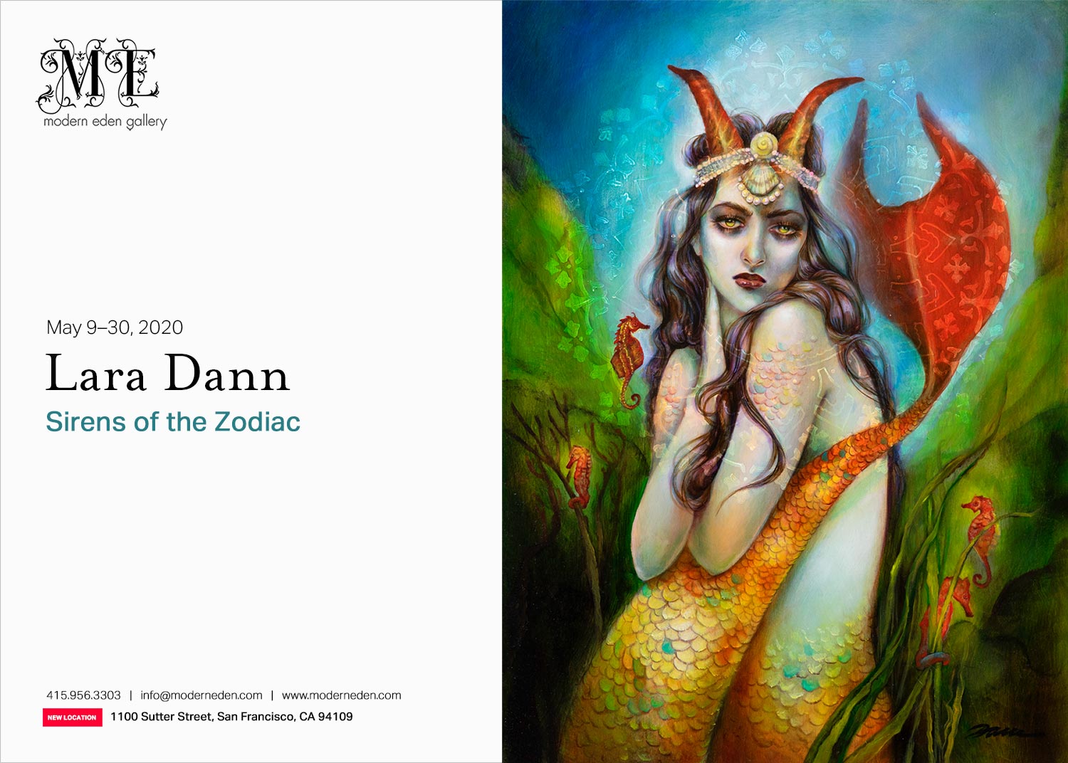 Sirens of the Zodiac Lara Dann solo exhibition 