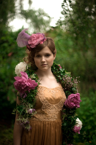 twigs & honey bridal mini hat