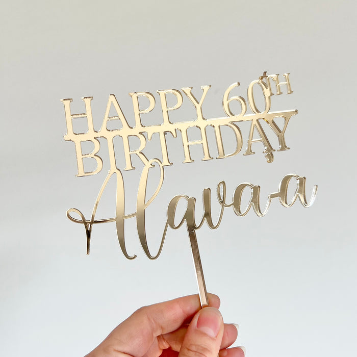 YES we make custom cake toppers - Younique Collective
