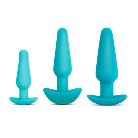 Three Silicone Butt Plugs - Luxe Vibes