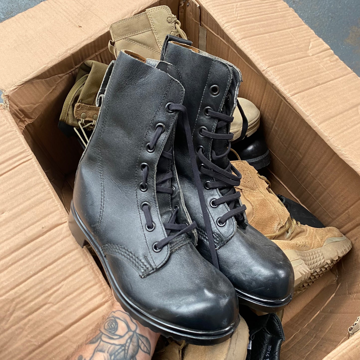 Military Shoes - 7 Pairs