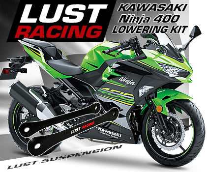 Tørke Rindende Græsse 2018-2021 Kawasaki Ninja 400 Lowering Kit, 25mm / 1" Inch KRT – LUST Racing