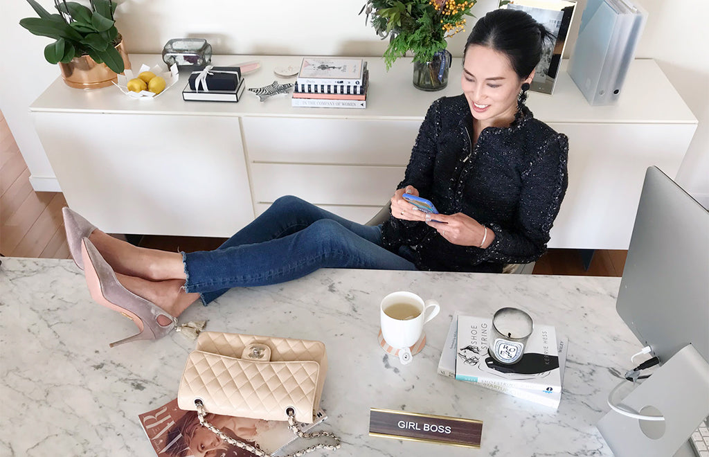 Up close with Angelina Yao Heels and Yield financial education; Mischa blog interview