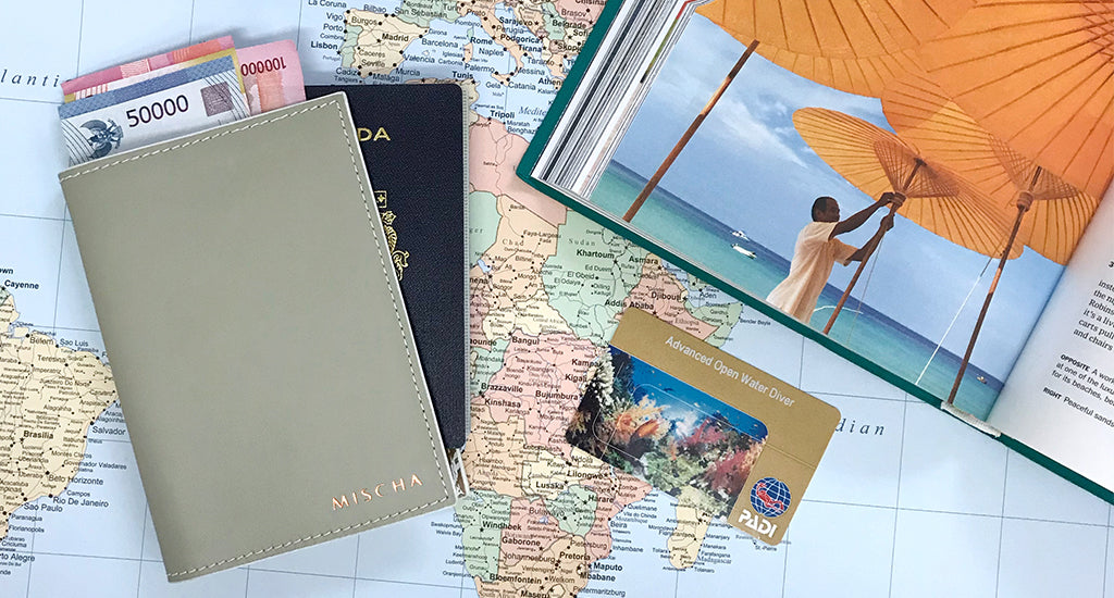 10 Travel Tips Frequent Travellers Swear By; mischa blog travel wallet passport holder 