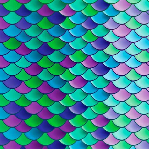 mermaid scales pattern