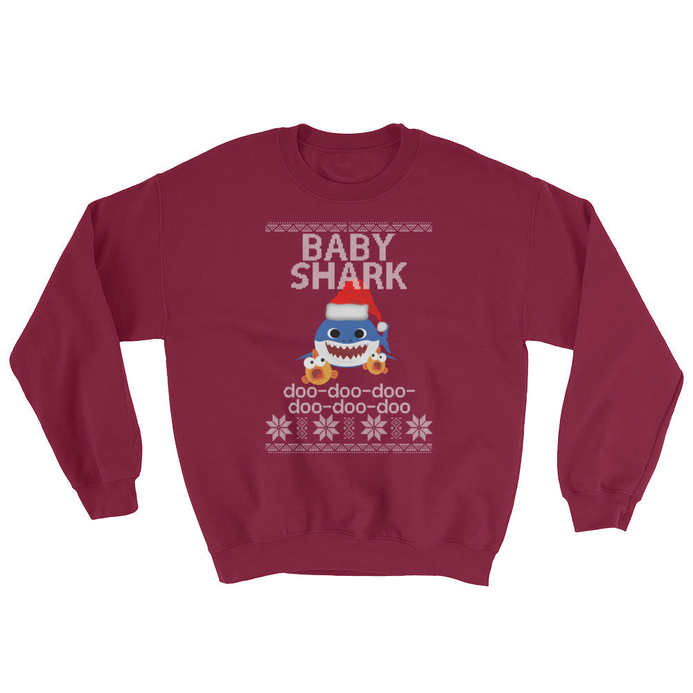 Men's Santa Vs Shark Christmas Sweater