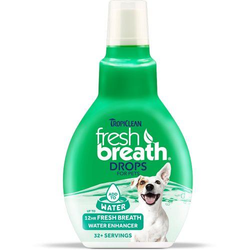 Fresh Breath Drops for Dogs - Eliminate 