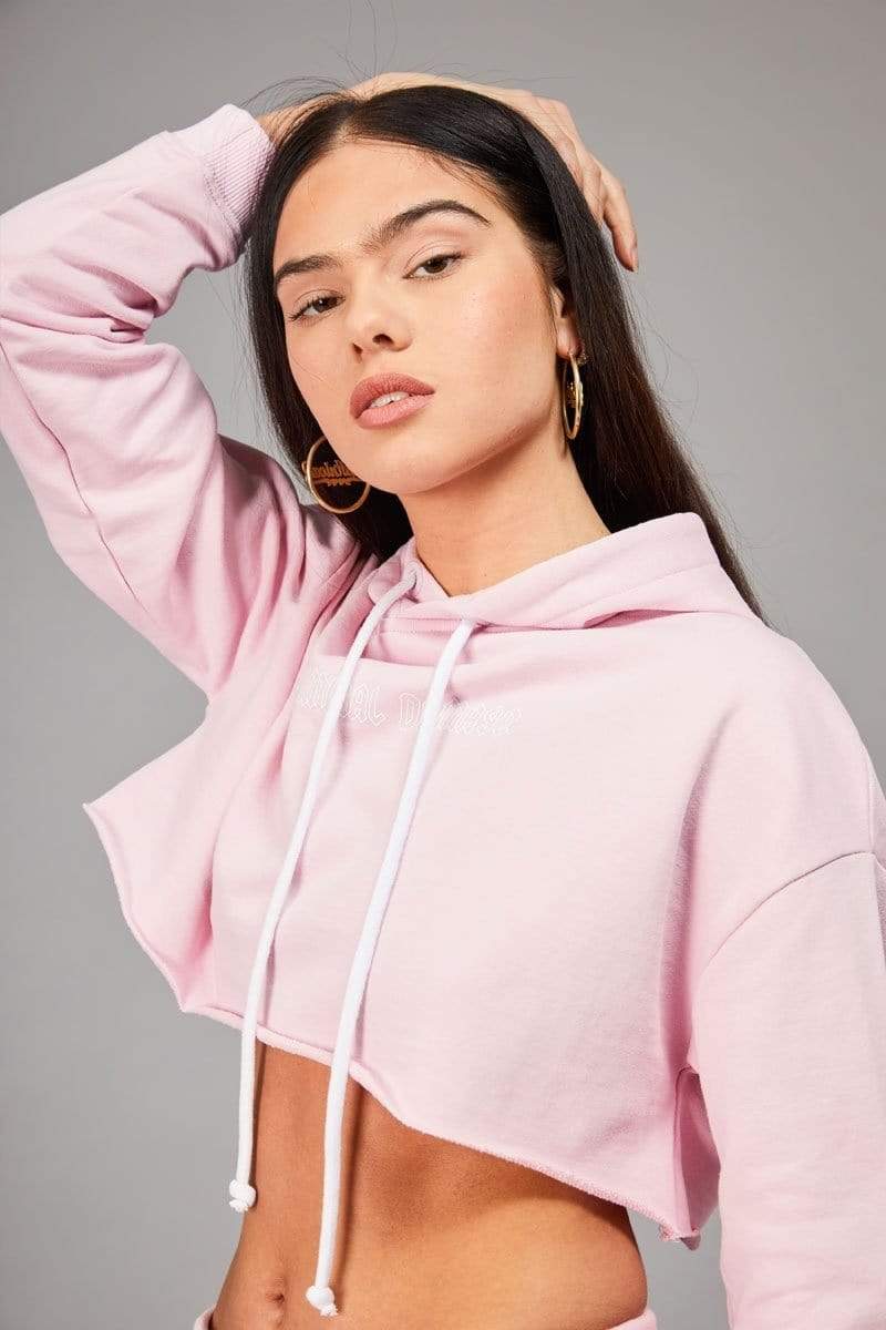 high crop hoodie