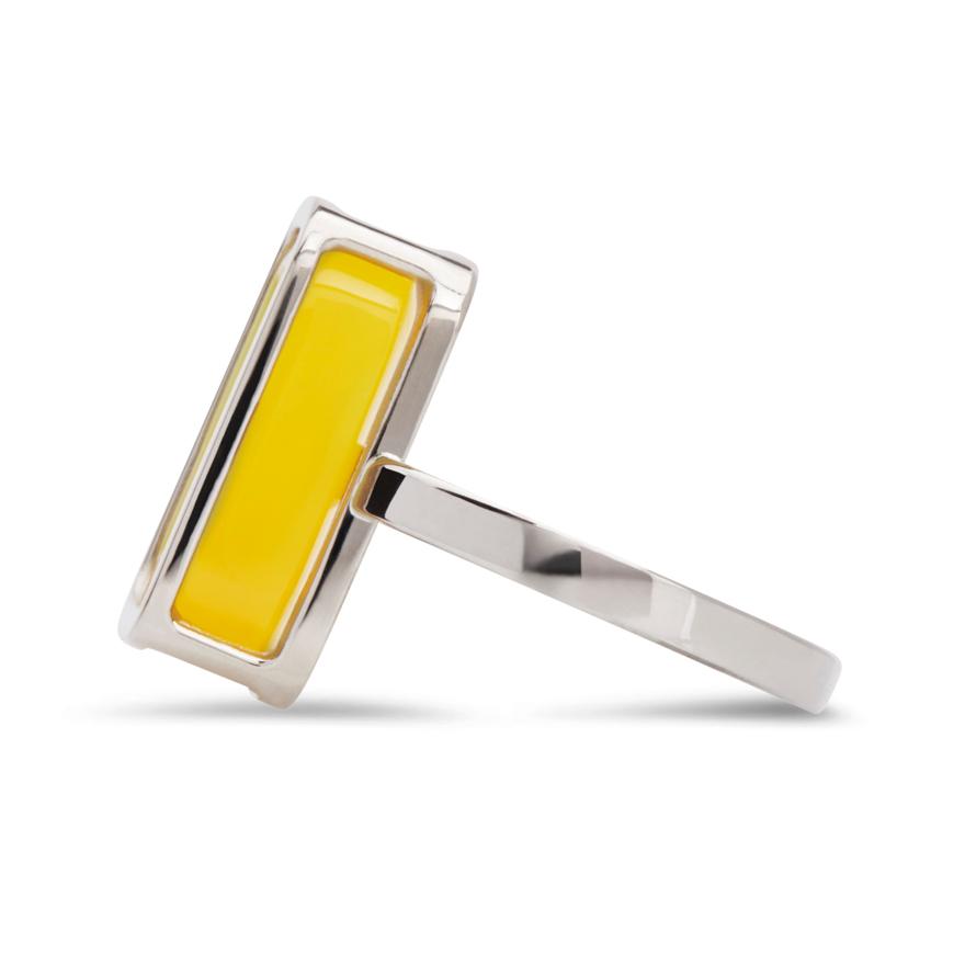 White Gold-Yellow Agate