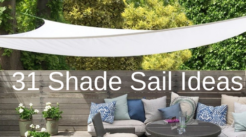 Shade Sail Garden Patio Shade Ideas