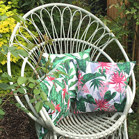 tropical cushions garden