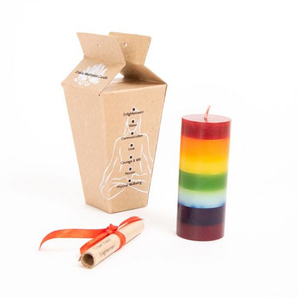 Chakra Rainbow Candle