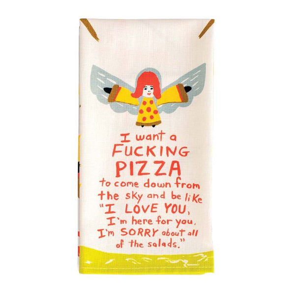 Blue Q Tea Towel F*cking Pizza