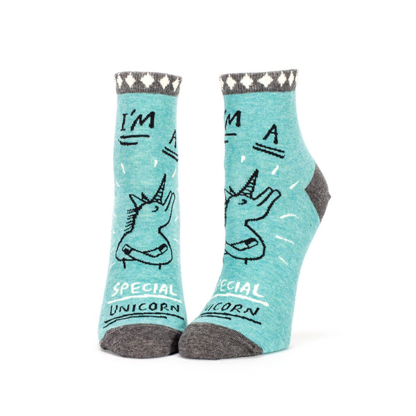Blue Q Socks Women's Ankle Socks Special Unicorn