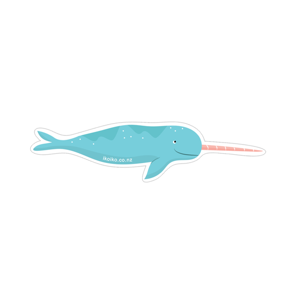 eminentd Fun Size Sticker Narwhal