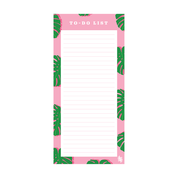 eminentd To Do List Tropical Monstera Leaf