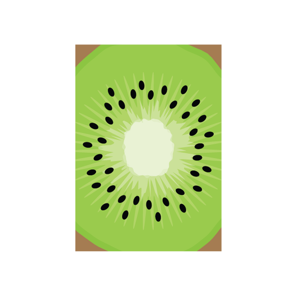 eminentd Kiwiana Food Card Kiwifruit