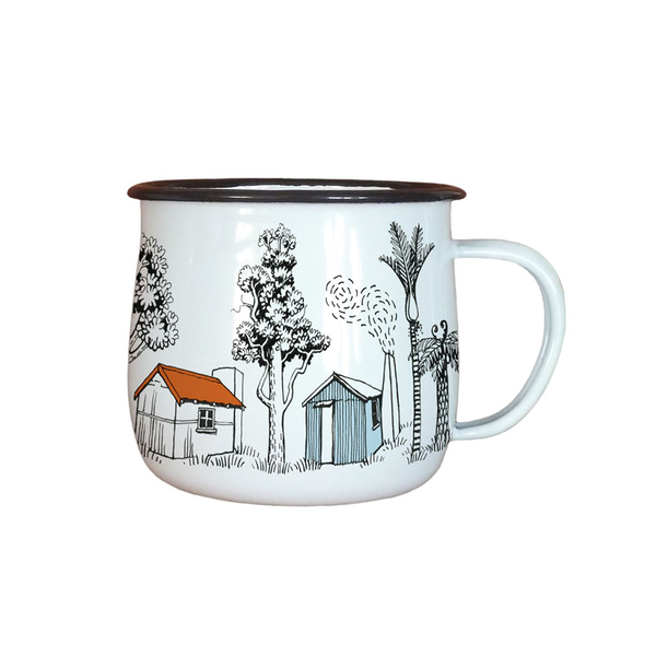 Wolfkamp and Stone Enamel Mug Backcountry Huts