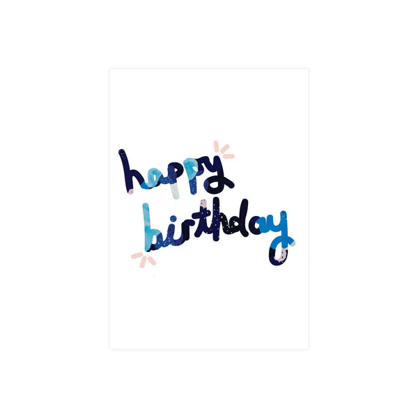 Alice Berry X eminentd Card Happy Birthday Blue