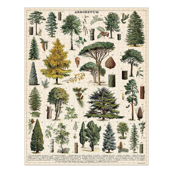 Cavallini 1000 Piece Puzzle Trees