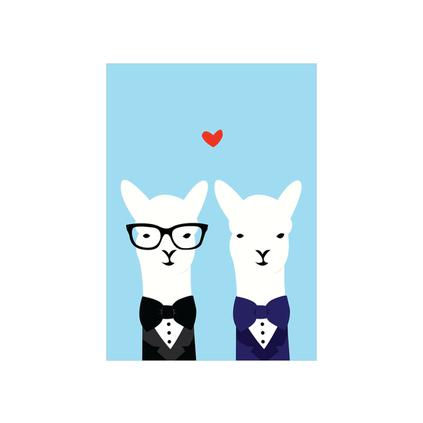 Alice Berry X eminentd Card Mr and Mr Llama