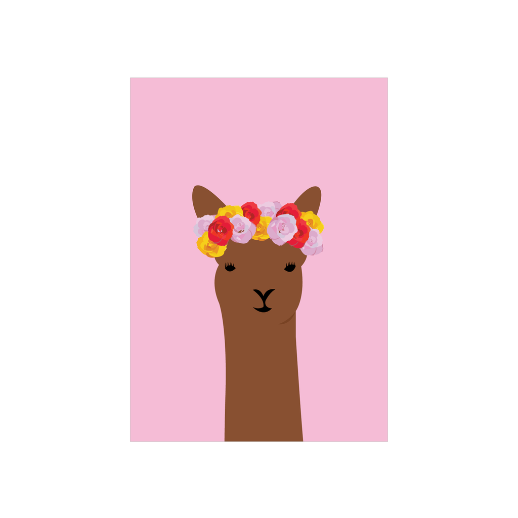 Alice Berry X eminentd Card Llama Del Rey Chestnut