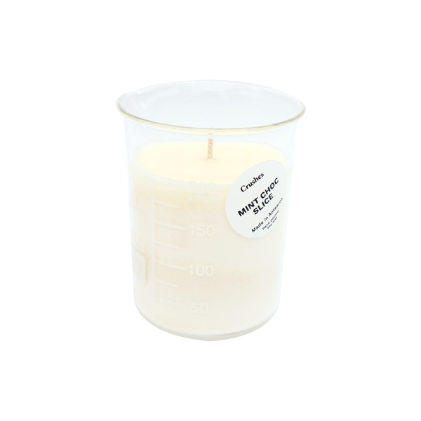 Crushes Beaker Candle Mint Choc Slice 200g