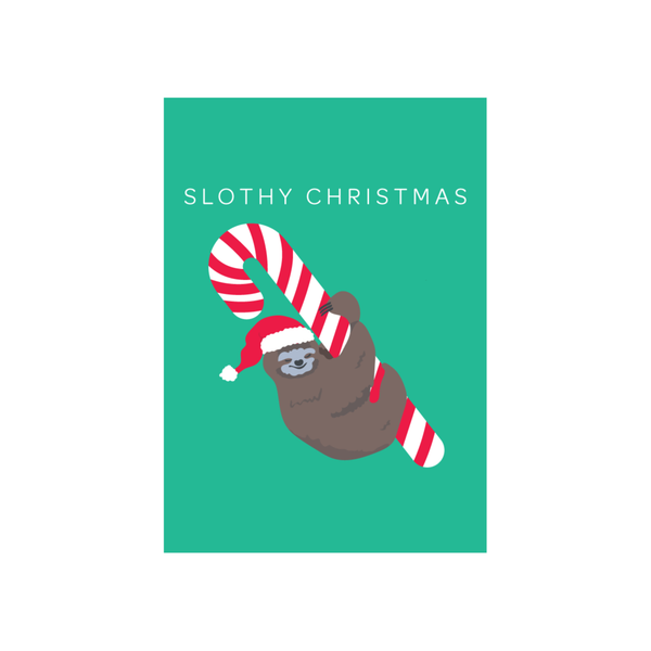 eminentd Christmas Card Slothy