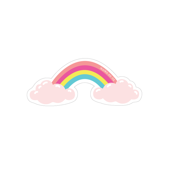 eminentd Fun Size Sticker Rainbow with Clouds