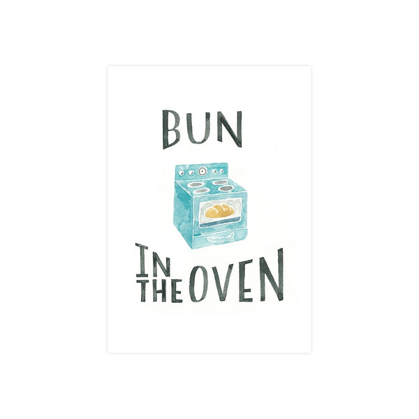 Steer Illustrations X eminentd Card Bun in the Oven