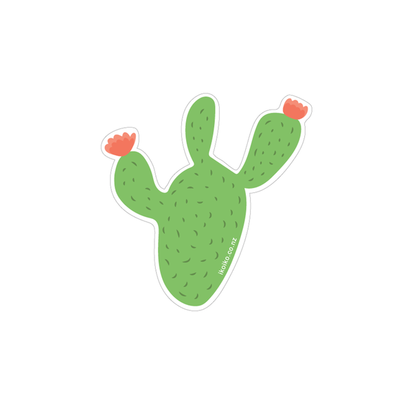 eminentd Fun Size Sticker Cactus Orange Flower