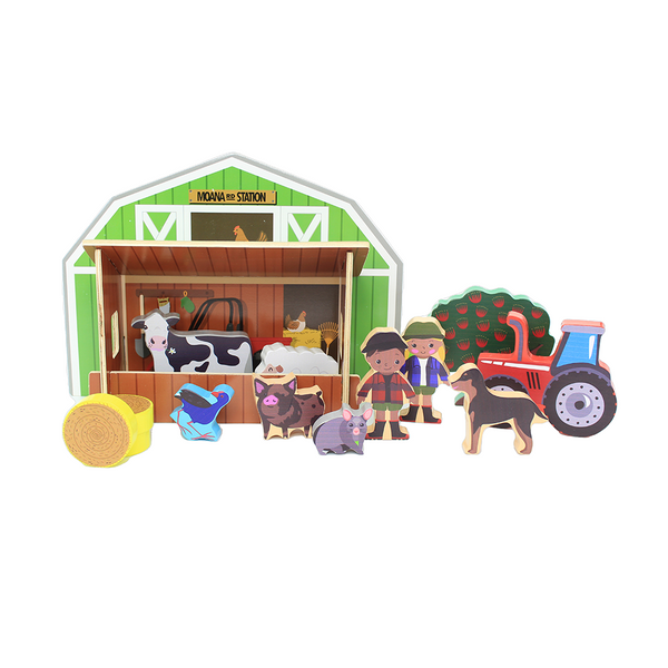 Moana Road Station NZ Farm Play Set