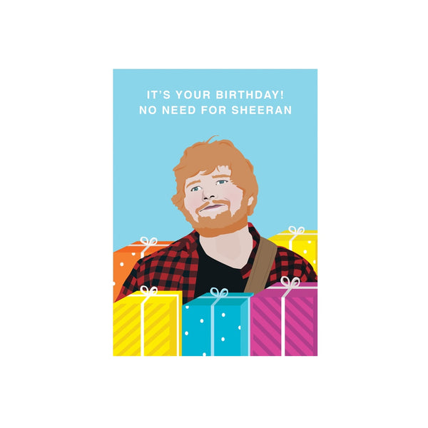 eminentd Pop Culture Card Sheeran Birthday