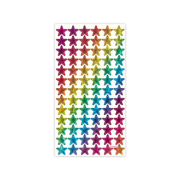 Rainbow Star Stickers