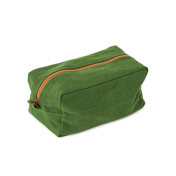 Citta Marlo Contrast Wash Bag Large Spirulina Masala