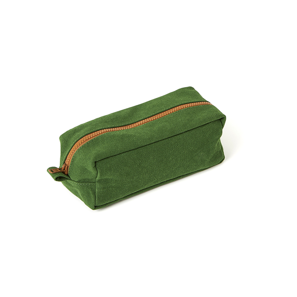 Citta Marlo Contrast Wash Bag Small Spirulina Masala