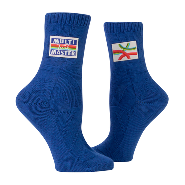 Blue Q Tag Socks Multitaskmaster