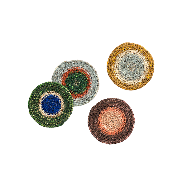 Citta Pinto Coasters Multicolour Set of 4
