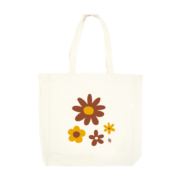 eminentd Simple Tote Solstice Daisies Autumn