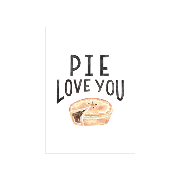 Steer Illustrations X eminentd Card Pie Love You